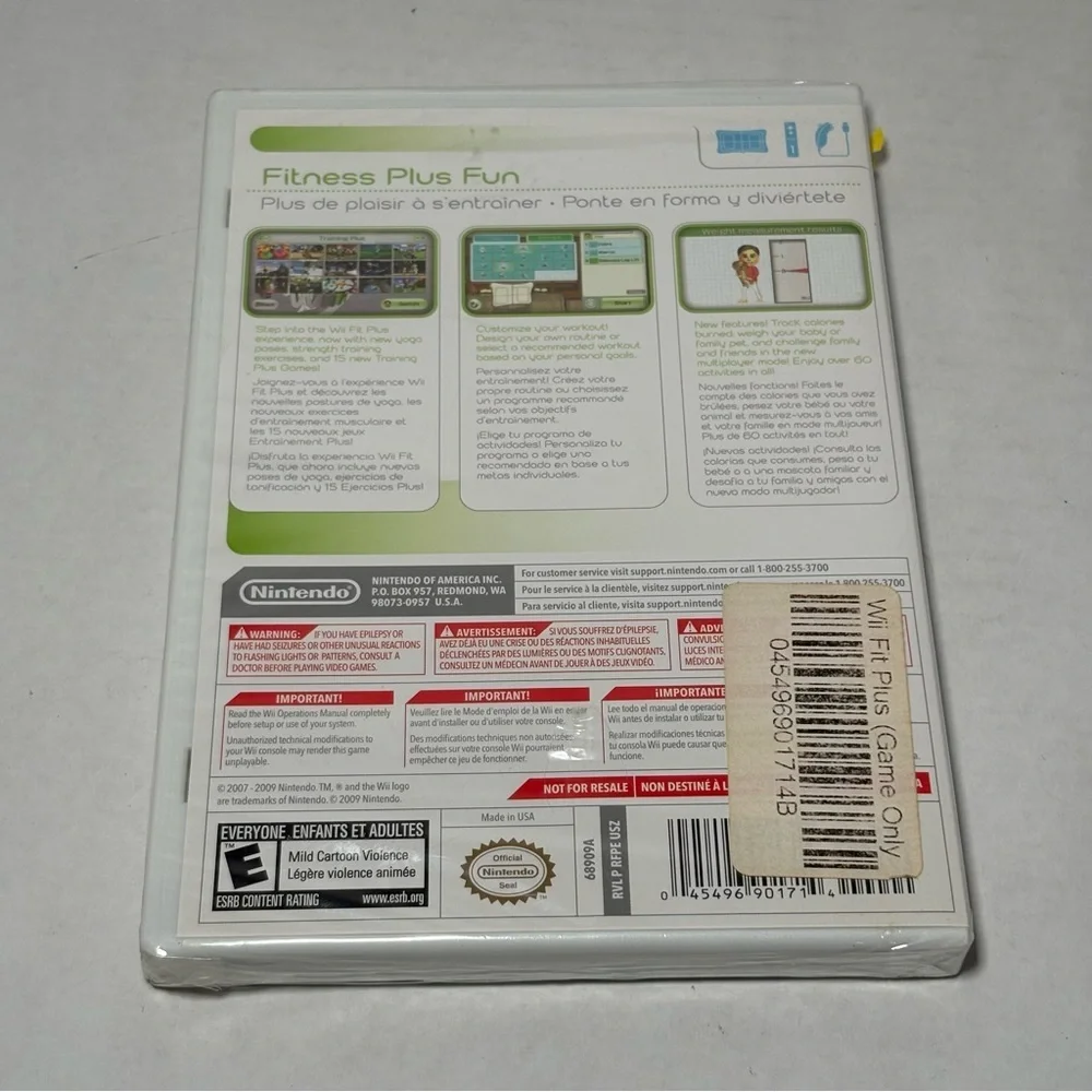 Wii Fit Plus Sealed
